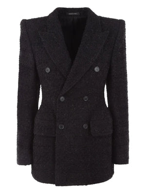 Hourglass tweed blazer
