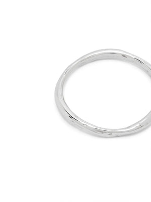 18kt white gold Organic ring