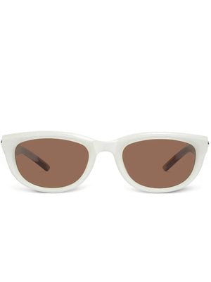 Monochrome cat-eye sunglasses