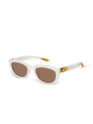 Monochrome cat-eye sunglasses