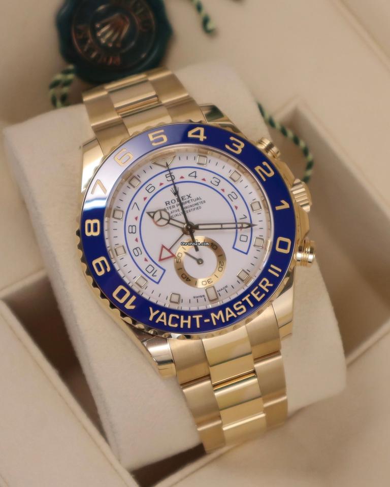 Rolex | Yacht-Master II | 116688-0002 | Yellow gold | 44 mm | Yellow gold | White | Automatic