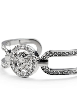 Medusa '95 crystal-embellished cuff bracelet