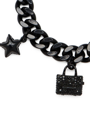 The Mini Icon pavé charm bracelet