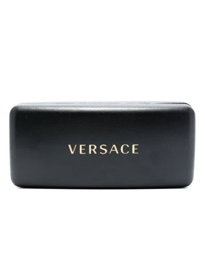 Medusa plaque irregular-frame sunglasses