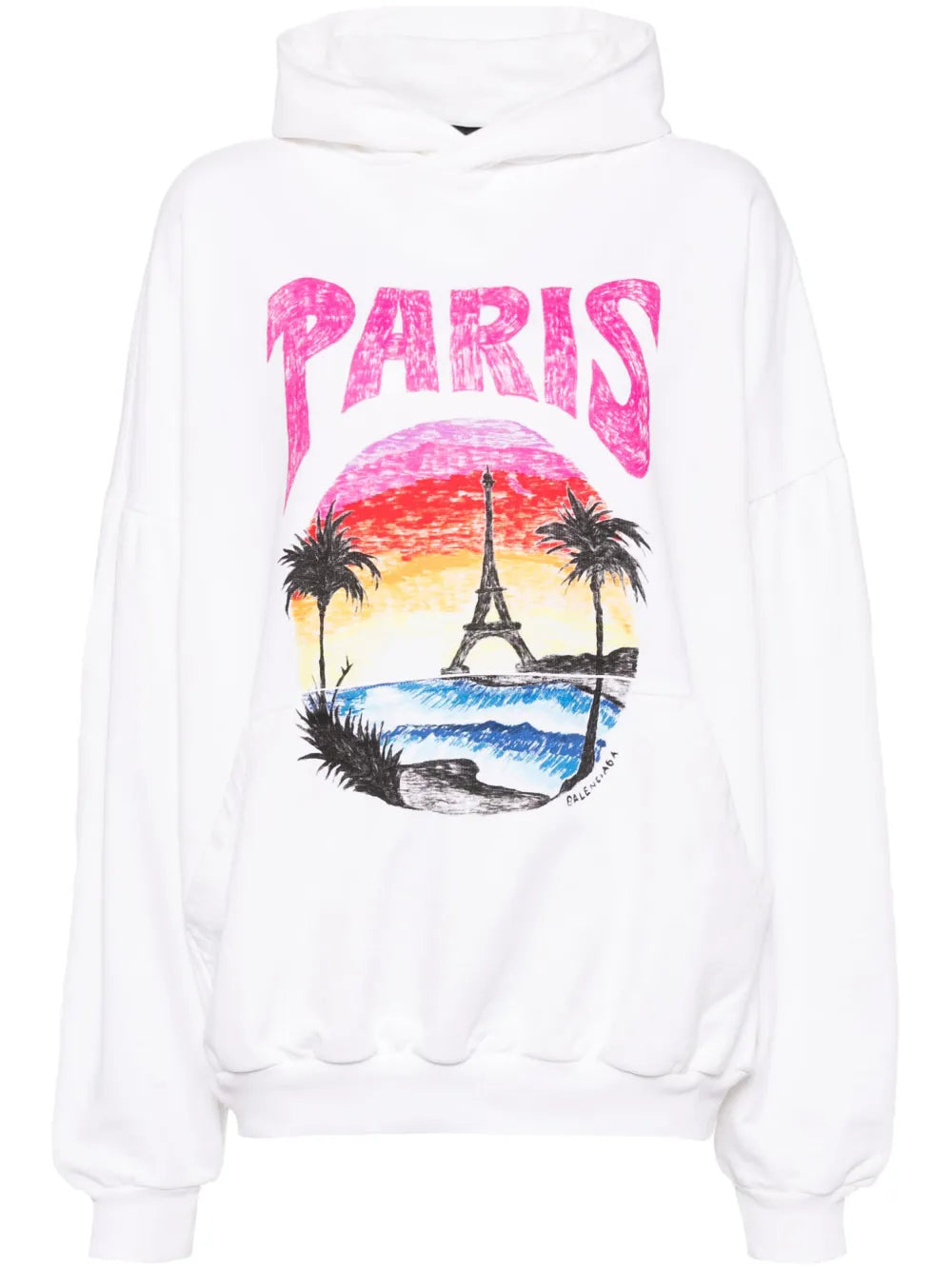 Paris Tropical cotton Hoodie