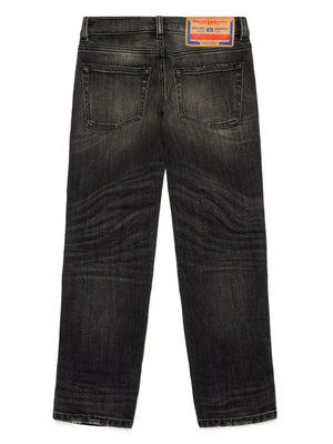 2010 mid-rise straight-leg jeans