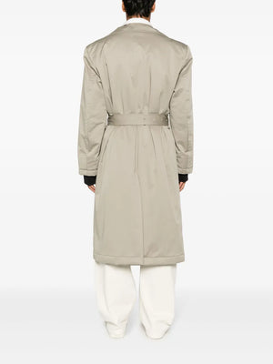belted double-breasted coat