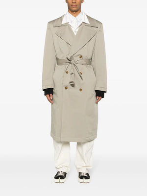 belted double-breasted coat