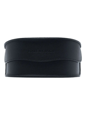 Bossy oval-frame sunglasses