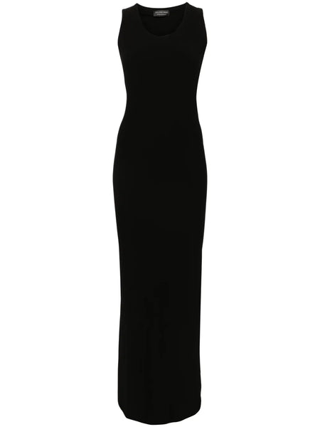 draped maxi dress