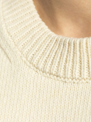 drop-shoulder crew-neck jumper