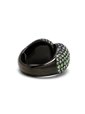 Sublima crystal-embellished cocktail ring