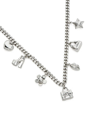 mini-icon charm necklace