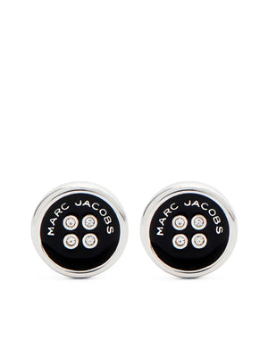 Button earrings