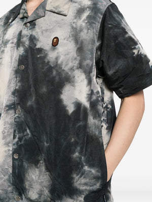 tie-dye short-sleeve shirt