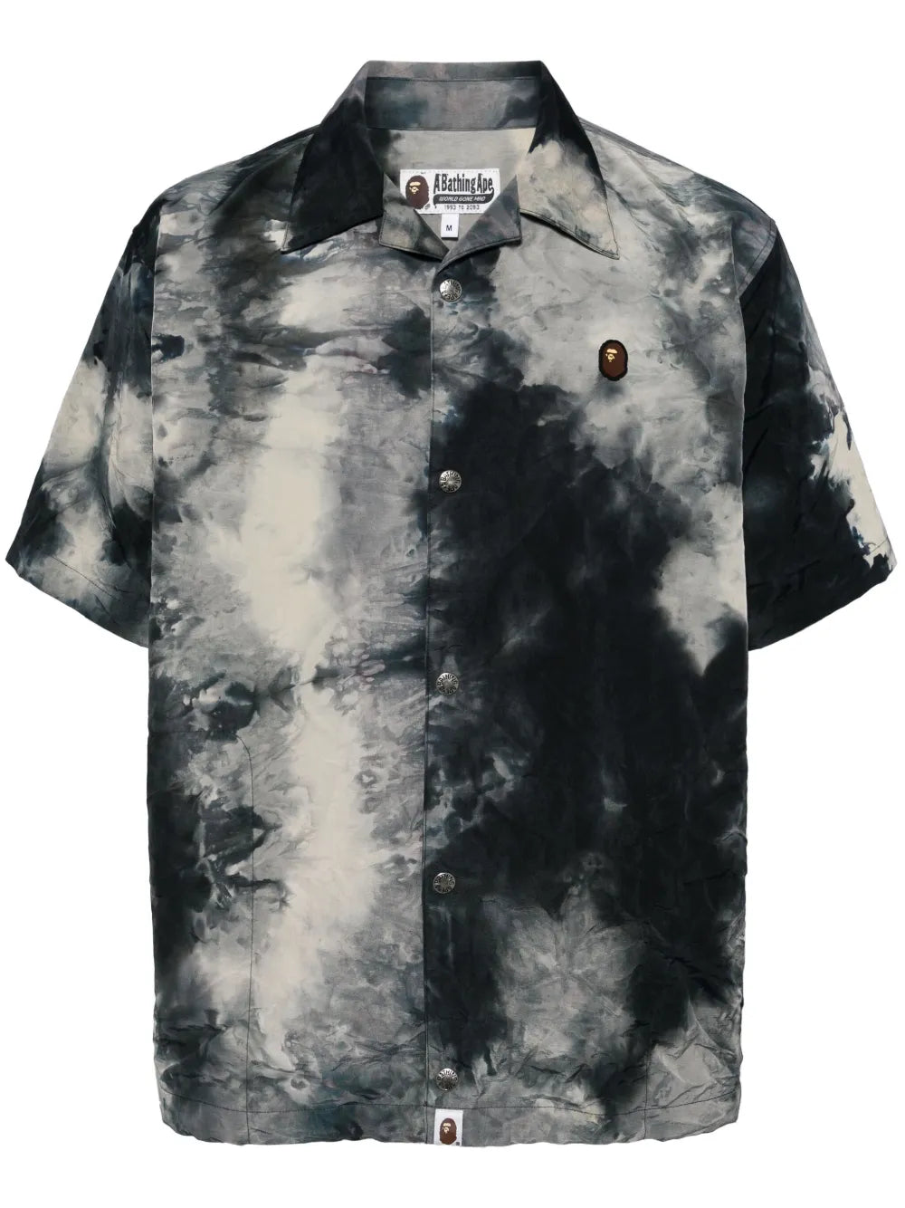 tie-dye short-sleeve shirt