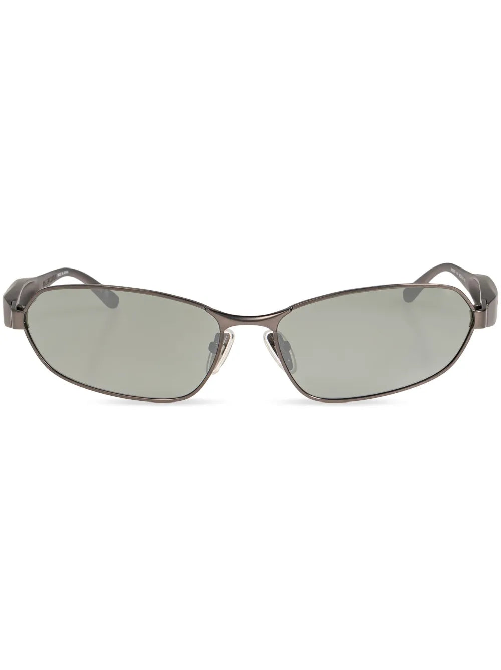 logo-engraved rectangle-frame sunglasses