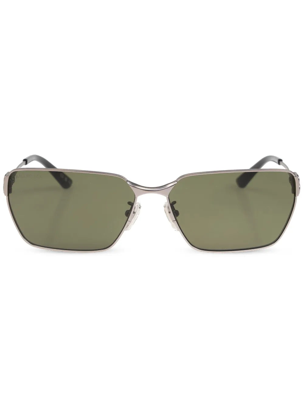BB-plaque rectangle-frame sunglasses