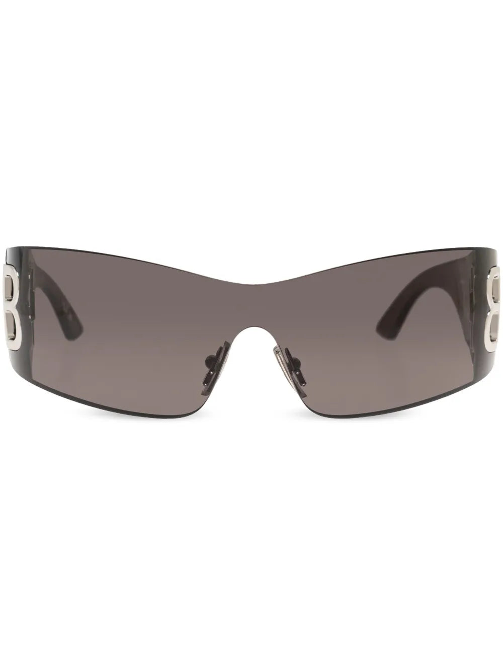 shield frame logo sunglasses
