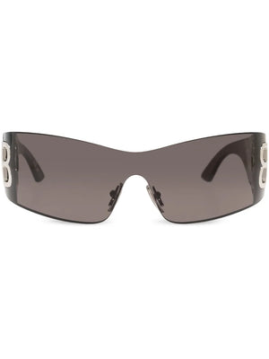 shield frame logo sunglasses