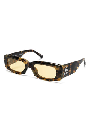 x The Attico Mini Marfa rectangle-frame sunglasses