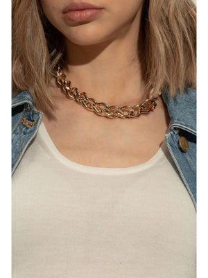 Wishbone chain necklace