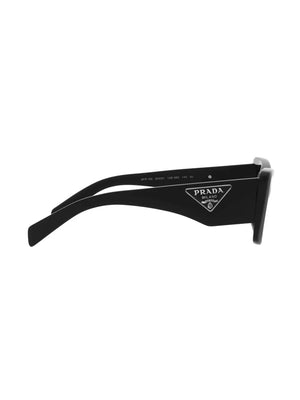 triangle-logo rectangle sunglasses