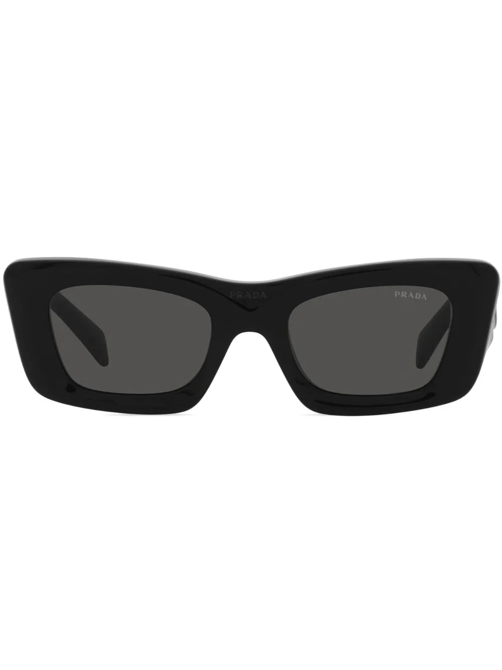 triangle-logo rectangle sunglasses