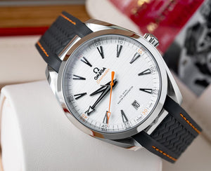 Omega Seamaster Aqua Terra NEW 2026 Seamaster Aqua Terra 41mm White on Rubber 220.12.41.21.02.002