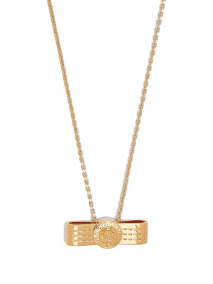 bow-detail necklace