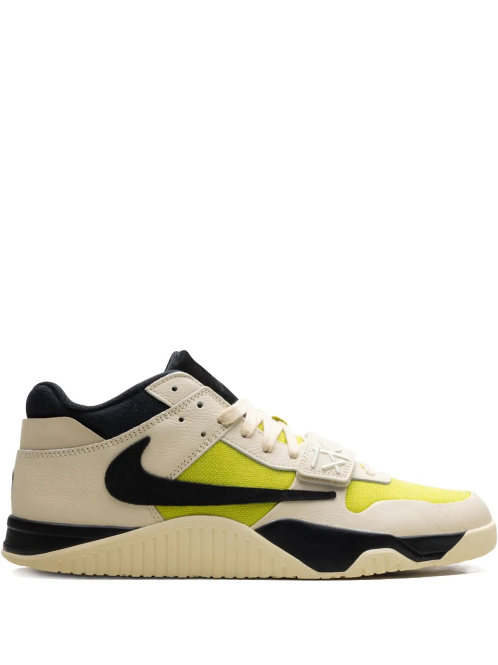 x Travis Scott Jumpman Jack TR "Muslin/Black/Bright Cactus" sneakers