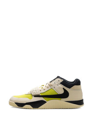 x Travis Scott Jumpman Jack TR "Muslin/Black/Bright Cactus" sneakers