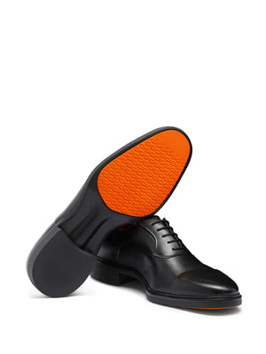 Easy leather oxford shoes