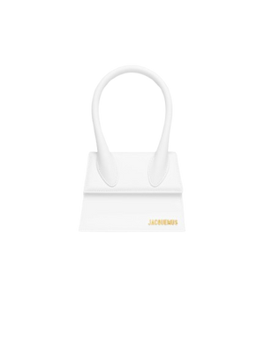 Jacquemus The medium Chiquito Leather handbag White