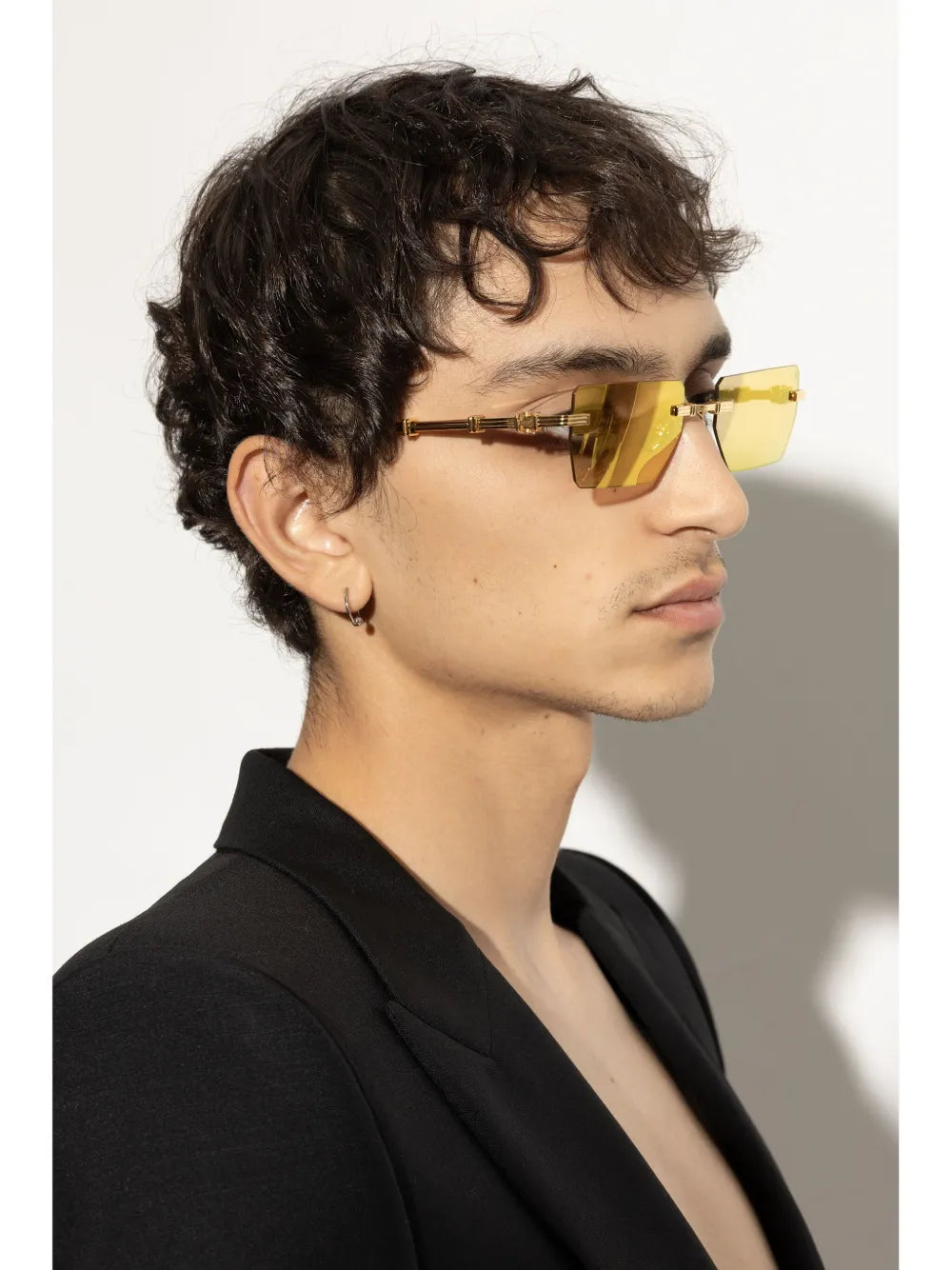 BPS-150G-53 rectangle-frame sunglasses