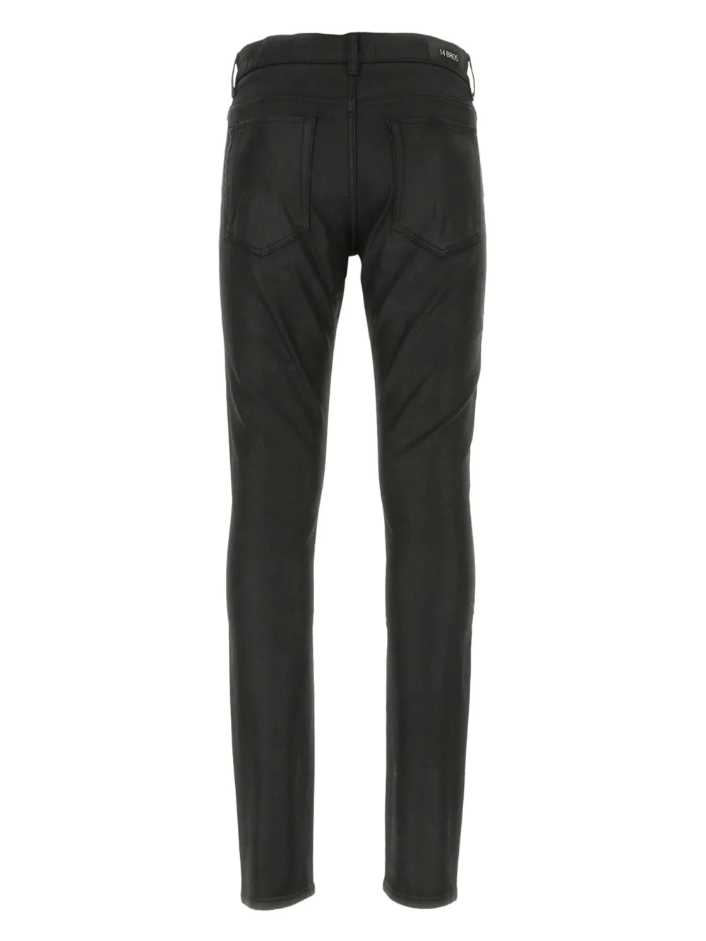 skinny-cut jeans