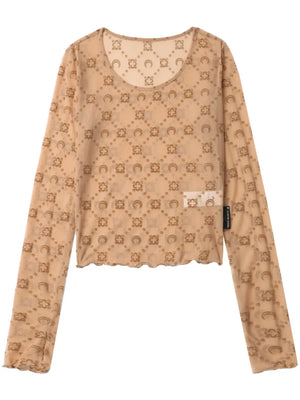 monogram crewneck top
