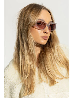 Bossy butterfly-frame sunglasses