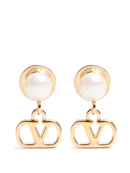VLogo earrings