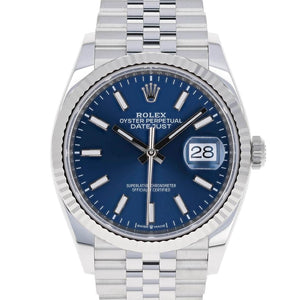 Rolex | Datejust | 126234 | Steel | 36 x 44 mm | Steel | Blue | Automatic