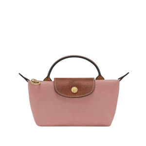 Longchamp Le Pliage Original Pouch with handle Pink Tea - Recycled canvas