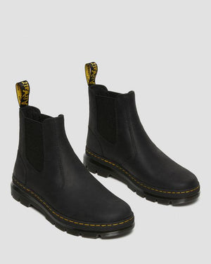 Embury Leather Casual Chelsea Boots - Black - Mens