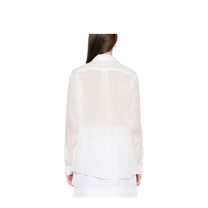 White Double Collar Shirt