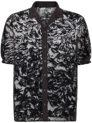 sequin embellishment shirt