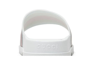 Gucci Web Slide Sandal White