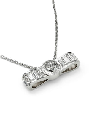 Gianni Ribbon crystal pendant necklace