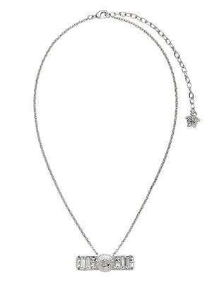 Gianni Ribbon crystal pendant necklace