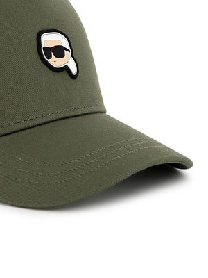 logo-embroidered cotton cap