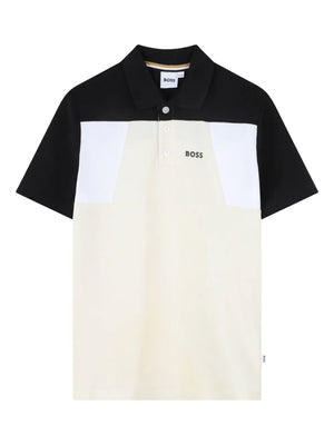 colour-block polo shirt