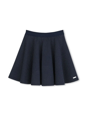 striped skater skirt